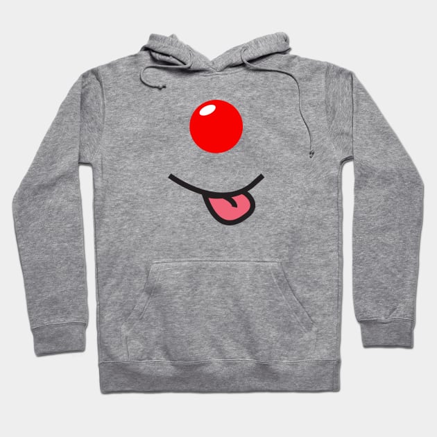 Red Nose Day, Funny Red Nose Hoodie by DAHLIATTE